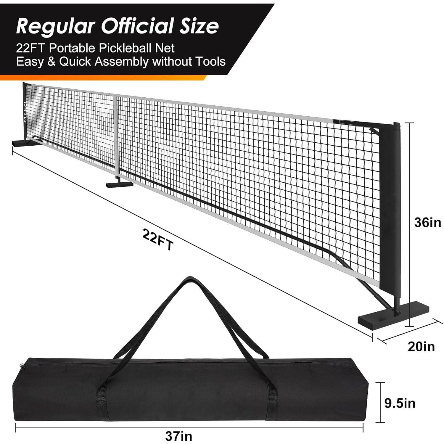 Lưới Pickleball Ngoài Trời Di Động ACEsport LW01